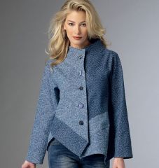 B6106 Butterick Schnittmuster Zipfeljacke