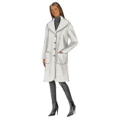 B6107 Butterick Schnittmuster Mantel Jacke easy