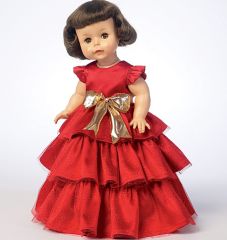 B6265 Butterick Schnitt Puppenkleider Retro 1957