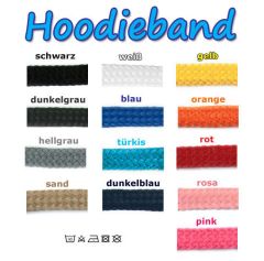 2,5m Hoodieband Kapuzenkordel 8-10mm