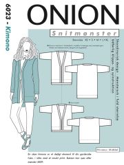 6023 ONION Schnittmuster Kimono-Jacke Gr. XS-XL