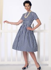 B6318 Butterick Schnittmuster 60er-Jahre Retro Kleid