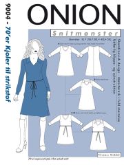 9004 ONION PLUS Schnittmuster Jersey-Retrokleid XL-5XL