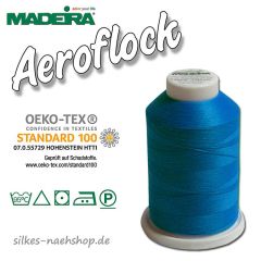 Madeira Aeroflock Bauschgarn blau 1000m