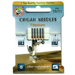 ORGAN TITANIUM Maschinennadel Sticknadel 75er Stärke