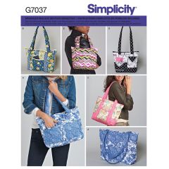 7037 Simplicity Schnittmuster Taschen