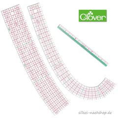 Clover Kurvenlineal-Set mit Mini-Lineal