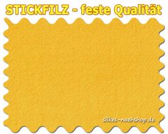 Stickfilz waschbar fest 1mm - goldgelb - 20cmx110cm