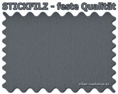 Stickfilz waschbar fest 1mm - dunkelgrau - 20cmx90cm