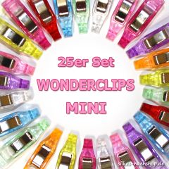 Wonderclips Stoffklammern MINI bunt 25er-Pack