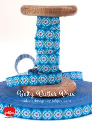 farbenmix Webband Betty Butter Blue von jolijou