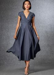 V1672 VOGUE Schnittmuster Kleid Jeanskleid