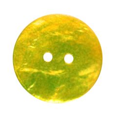 Perlmuttknopf gelb 23mm