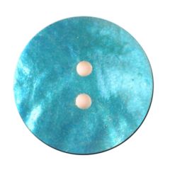 Perlmuttknopf türkis 23mm
