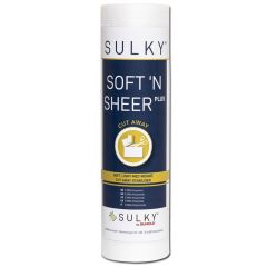 Stickvlies Gunold Sulky Soft‘n Sheer plus weiß 25cm x 5m