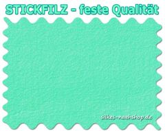 Stickfilz waschbar fest 1mm - mint - 20cmx110cm