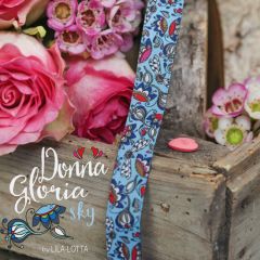 farbenmix Webband Donna Gloria sky von Lila-Lotta