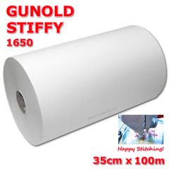 Gunold Stiffy 1650 Stickvlies Rolle abreißbar weiß 100mx35cm