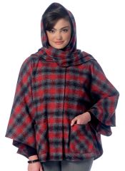 M7202 McCalls Schnittmuster Poncho Kapuzenponcho EASY!