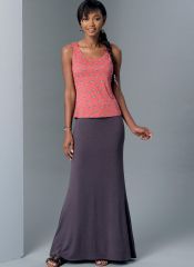 M7386 McCalls Schnittmuster Kleid Top Rock EASY!