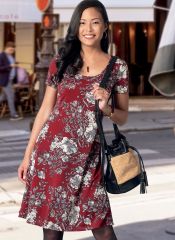 M8064 McCalls Schnittmuster Jerseykleid