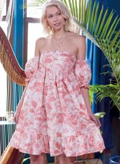 M8108 McCalls Schnittmuster Kleid Empire-Stil