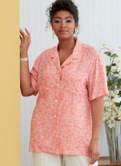 B6846 Butterick Schnittmuster Unisex er-Hemd