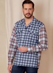 V1827 VOGUE Schnittmuster Button-Down-Hemd Unisex