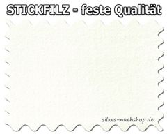 Stickfilz waschbar fest 1mm - naturweiß - 20cmx90cm