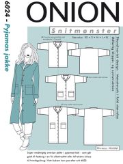 6024 ONION Schnittmuster Jacke im Pyjama-Stil XS-XL