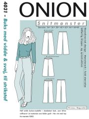 4031 ONION Schnittmuster Jersey-Hose 34-48 EASY!