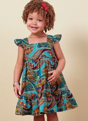 B6885 Butterick Schnittmuster Kleid für Kleinkinder