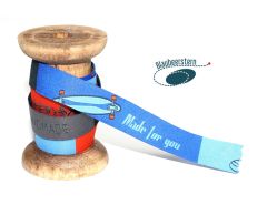 Blaubeerstern Handmade Webband Coool Boards blau-orange