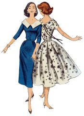 B6870 Butterick Schnittmuster 50er-Jahre Retrokleid