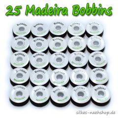 MADEIRA Bobbins im 25er-Pack schwarz