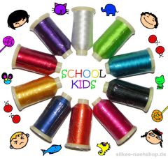 Maschinenstickgarn-Set SCHOOL-KIDS 10x1000m