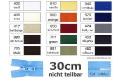 Reißverschluß für Taschen 30cm