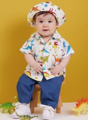 B6949 Butterick Schnittmuster Baby-Kombination für Jungs