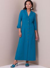 B6974 Butterick Schnittmuster er Hemdblusenkleid