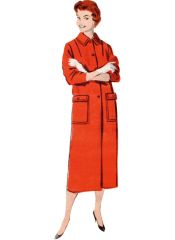 B7020 Butterick Schnittmuster 50er-Jahre Retro-Mantel