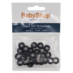 Babysnap Oesen 5mm altmessing ohne Werkzeug