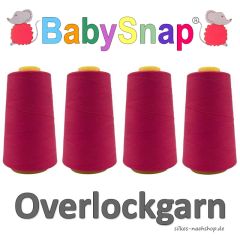 Babysnap Overlockgarn pink 4x2700m
