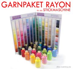 Maschinenstickgarn GARNPAKET incl. Farbkarte