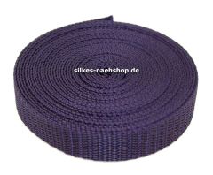 Gurtband 20mm dunkelblau 5m Rolle
