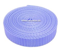 Gurtband 25mm hellblau-flieder 5m Rolle
