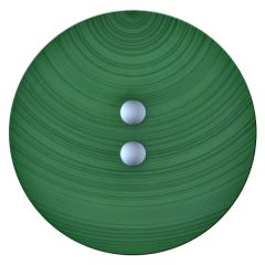 Knopf mit Streifen 54mm rund grün