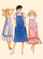 M8318 McCalls Schnittmuster Vintage Kleid Bluse 80er-Jahre