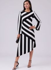 M8448 McCalls Schnittmuster Jerseykleid