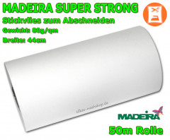 Madeira Super Strong Stickvlies weiß 50m x 44cm