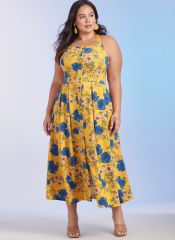 9743 Simplicity Curvy Schnittmuster Sommerkleid